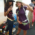 Alex & Amoreena having fun backstage with their outfits from The Rocket miss2007_cool.jpg