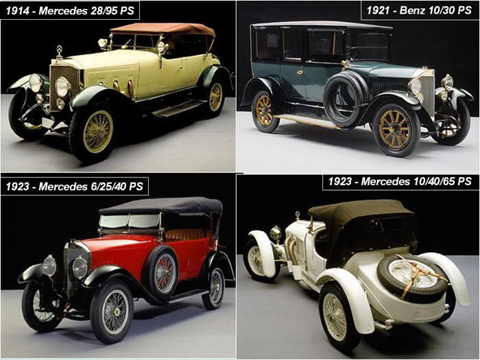 Mercedes Benz from 1886 to 2010
