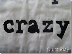 Crazy applique