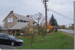 Bonnet Tavern and the marker on the left