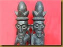 Sepasang patung asmat - wjh Sepasang patung asmat - wjh