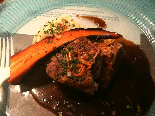 Braised Lamb with Mashed Potatoes