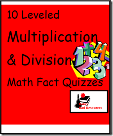 Memorizing math facts is as important as memorizing letter sounds.  Students cannot build a mathematical understanding without memorizing math facts.  Raki's Rad Resources