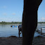 Joe, Sheryl and David on our cottage beach on Crystal Lake. &ndash; 01-Aug-2010