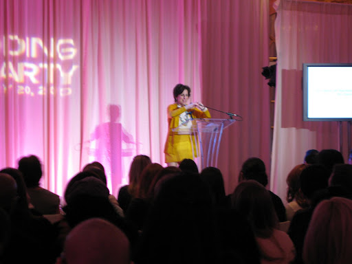 Me during my talk.