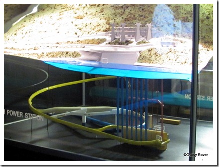 Model of the whole power station.