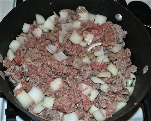 sausage and onion