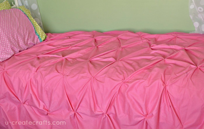 Pin Tucked Duvet Cover