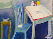"Waiting to be Served", Acrylic