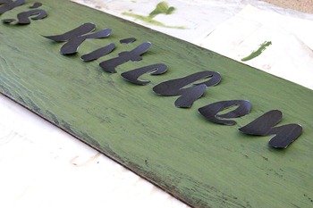 Creating a sign stencil