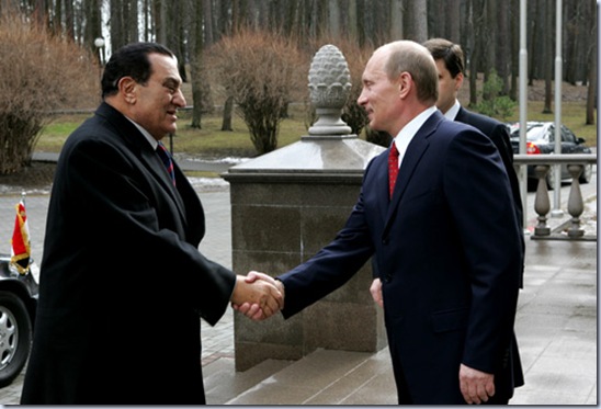 Hosni Mubarack Putin Hosni Mubarack Putin