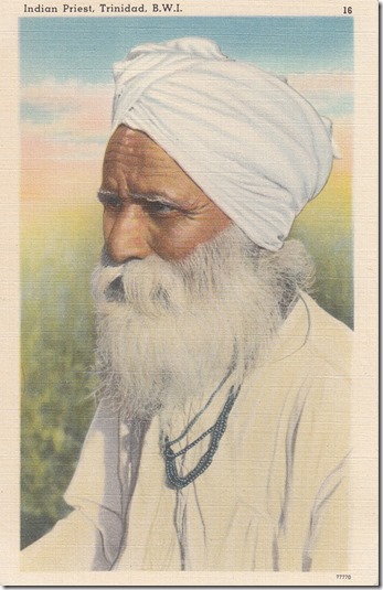 Indian Priest - Trinidad. B.W.I. pg. 1 Indian Priest - Trinidad. B.W.I. pg. 1