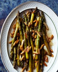 Asparagus with Toasted Almonds and Garlic