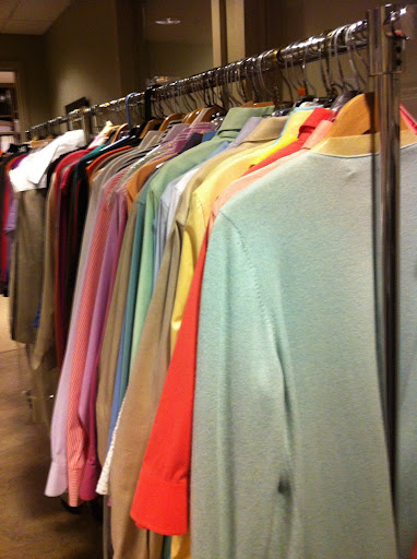 Hmmm... do you think Martha would mind if I just tried a few of these sweater sets on? Just want to figure out my colors.