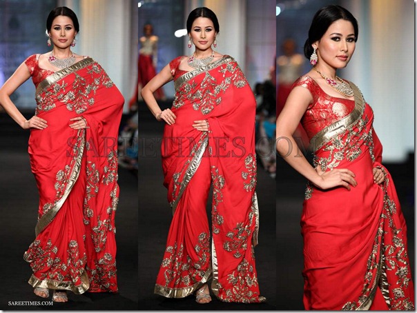 Ashima_Leena_Red_Sari