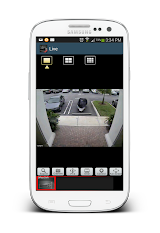 Single camera live view using the Android Mobile CMS app for iDVR. For more information, please visit http://iDVR.net android-cctv-app-live-camera-view.jpg