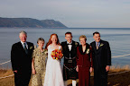 The bride and groom and their parents