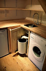 Cncealed waste bin