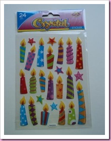 HobbyCraft Crystal Candle Stickers