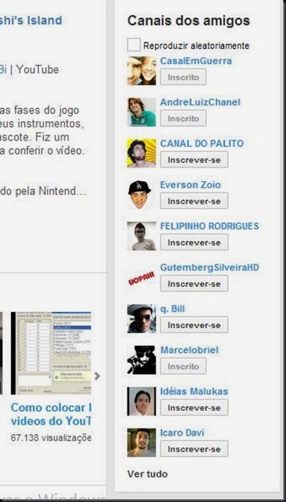 Relacionamento de canais - YouTube Relacionamento de canais - YouTube