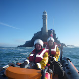 2010 RNLI CEO Paul Boissier at Fastnet Lighthouse