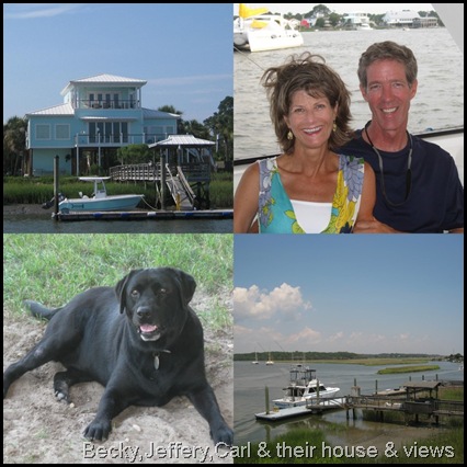 2011_06_26 edisto island, jeffery & becy and house & carl the dog