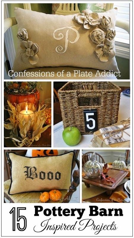 CONFESSIONS OF A PLATE ADDICT 15 Pottery Barn Inspired Projects