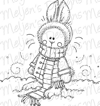 Meljens Designs Snow Bunny