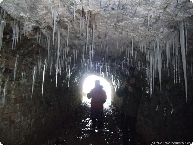 icicles in the Greenlaws tunnel