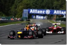 Webber davanti a Di Resta e Massa nel gran premio del Belgio 2013