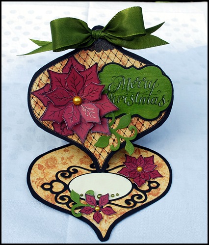 Ornament easel card