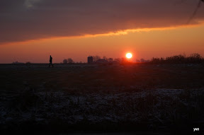 "Het kleine Paradijs" zonsondergang