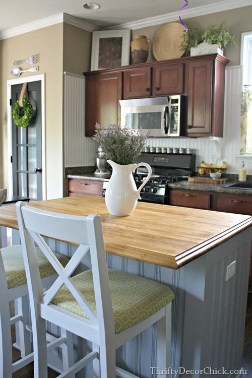 board and batten kitchen island