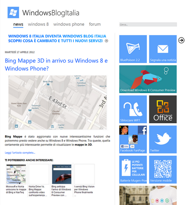 WindowsBlogItalia - Windows 8, Windows Phone 7, Office