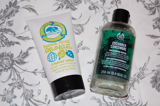Origins A Perfect World Cleanser und TBS Cucumber Toner