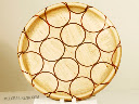SOLD! - Circus of Power: Maple & resin, 12in. diam.