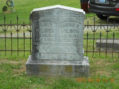 Wilson, Dan T and Sarah E - Grave Marker