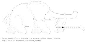 [AA]Elephant & Guitar (Animal)
