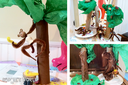 Monkey party crafts
