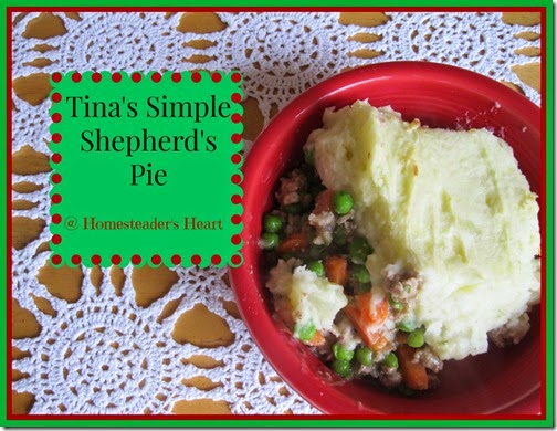 Tina's Simple Shepherd's Pie