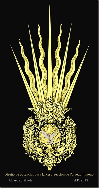 potencias resurreccion torredonjimeno diseño alvaro abril vela orfebreria cofrade 2013 potencias resurreccion torredonjimeno diseño alvaro abril vela orfebreria cofrade 2013