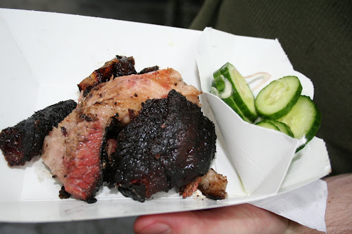 Beef Brisket with Pickles from NYC's Hill Country