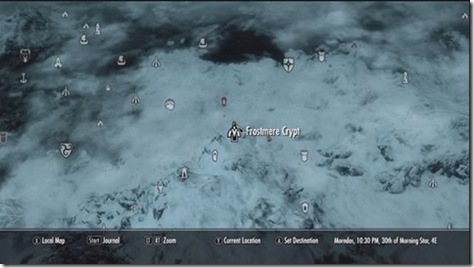 skyrim word wall and shouts guide 22 frostmere crypt