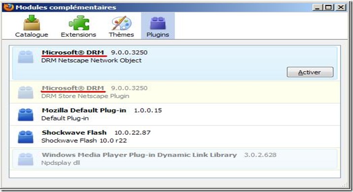 Plugin Microsoft® drm Plugin Microsoft® drm