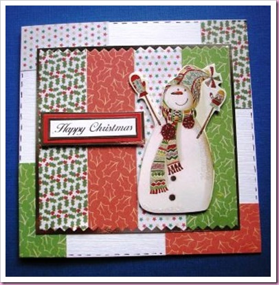 Patchwork Christmas Card