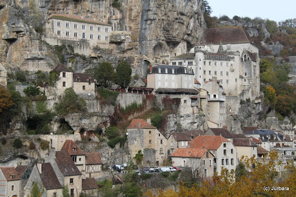 Uitzicht op een sprookjesachtig Rocamadour