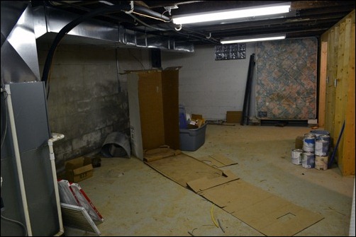 basement east end before