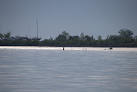 Cherry Beach, Toronto, May 2010: Man on kayak