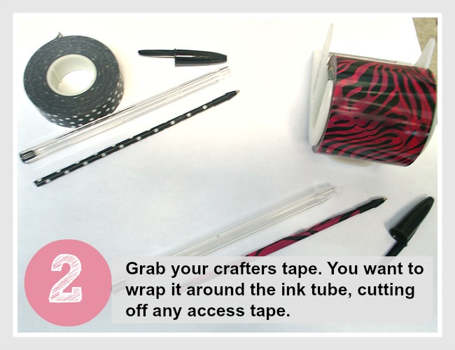 Crafters Tape Pen Tutorial