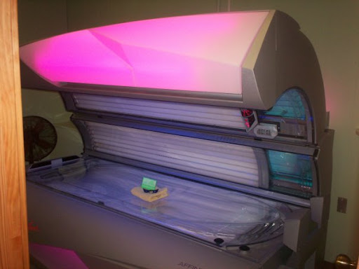 This is one of two level 3 tanning beds provided by Pacific Beach Tanning. (Photo provided by: Lori Massengale)